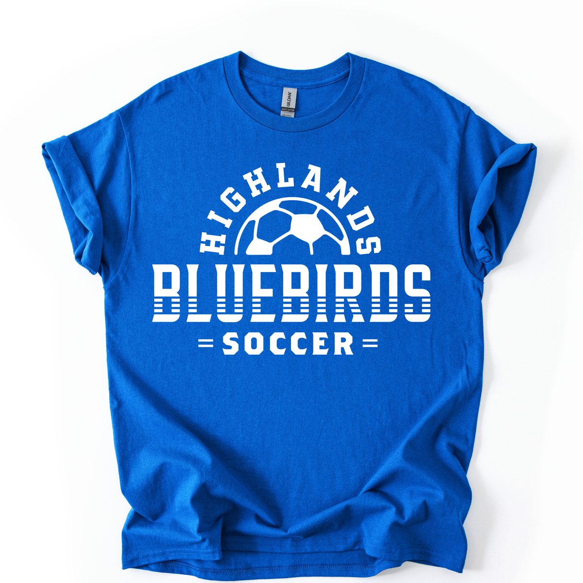 Highlands Bluebirds Soccer Arched