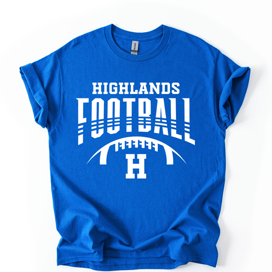 Highlands Football Split Football- Royal