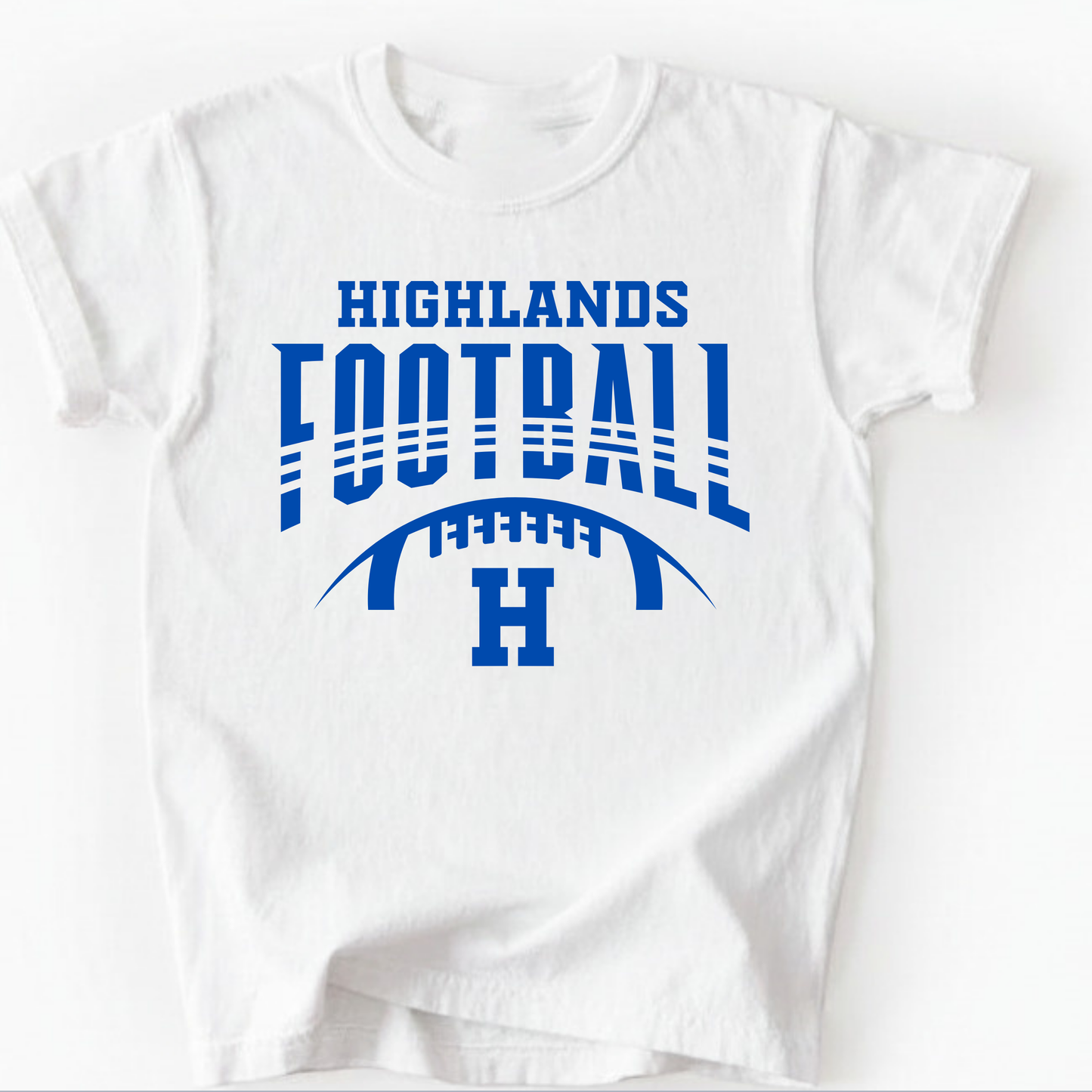 Highlands Football Split Football- White