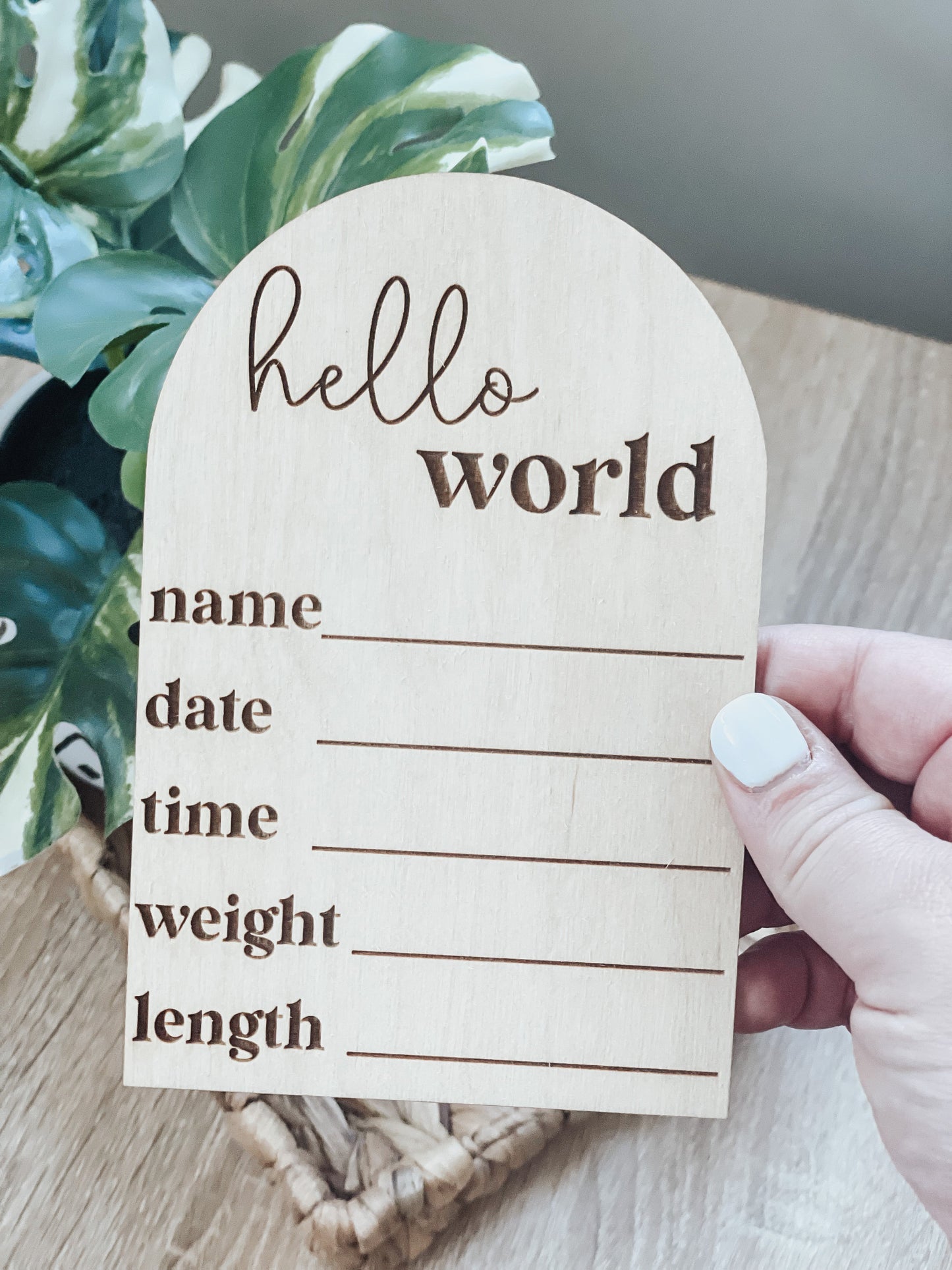 Hello World Baby Stats Arch