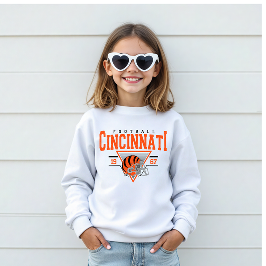 Cincinnati Vintage-Youth White