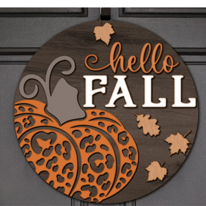 Hello Fall Door Hanger