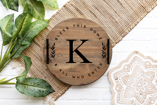 Elder Moms Club-Bless This Home Tray