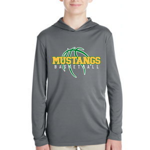 Mustangs Basketball Hooded Performance Sweatshirt
