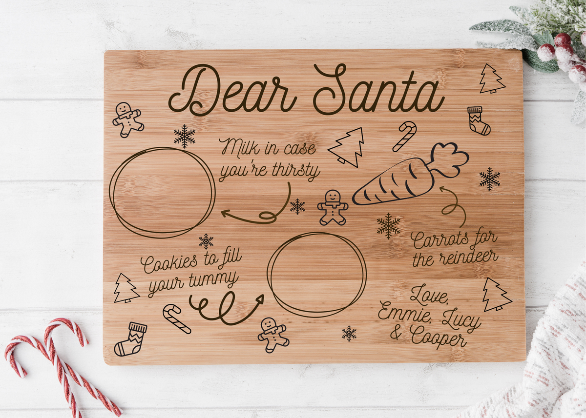 Dear Santa Cookie Tray