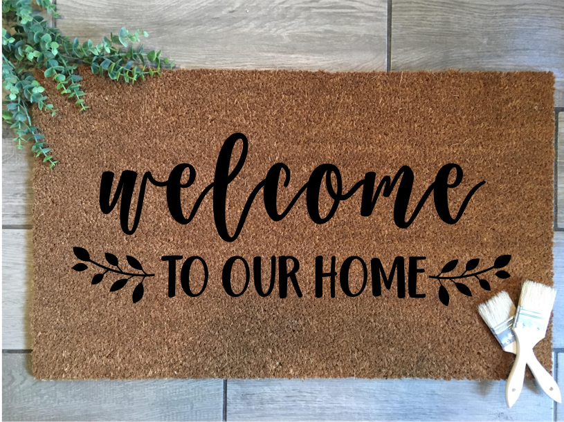 Welcome To Our Home Mat