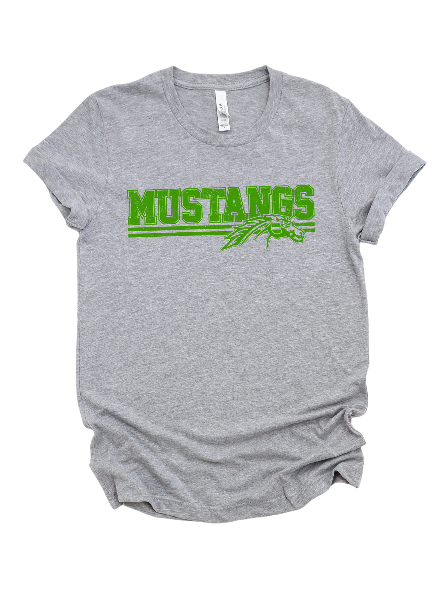 Mustangs Distressed Style
