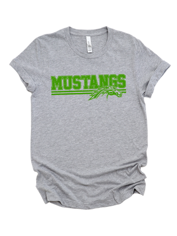 Mustangs Distressed Style
