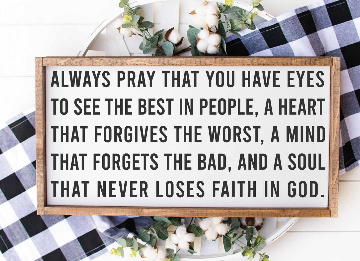 ALWAYS PRAY THAT...