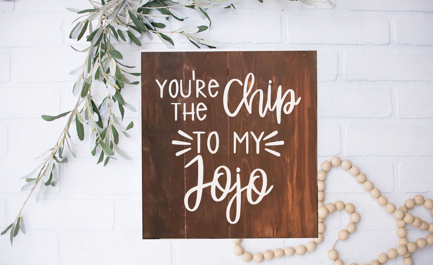 You're the Chip to my Jojo