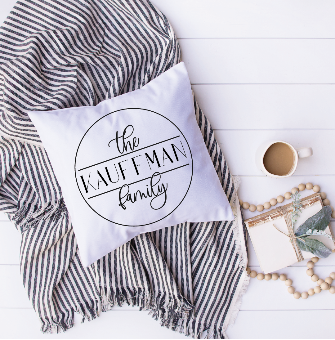 Family Name Pillow