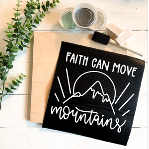 Diy Kit-Faith Can Move Mountains