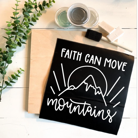 Diy Kit-Faith Can Move Mountains