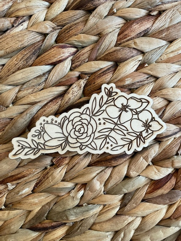 KY Floral Magnet