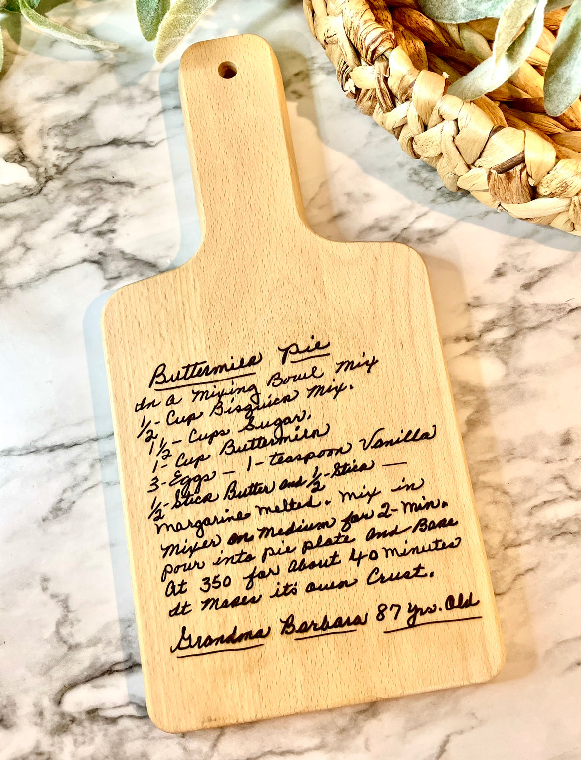 Custom Recipe Boards
