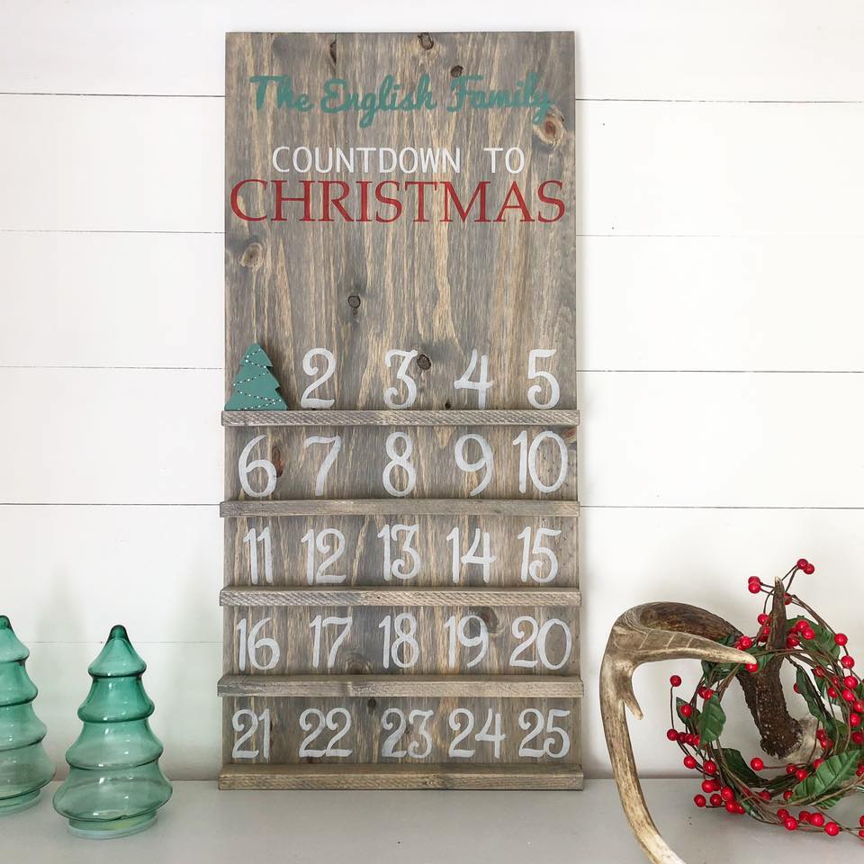 Last Name Christmas Countdown