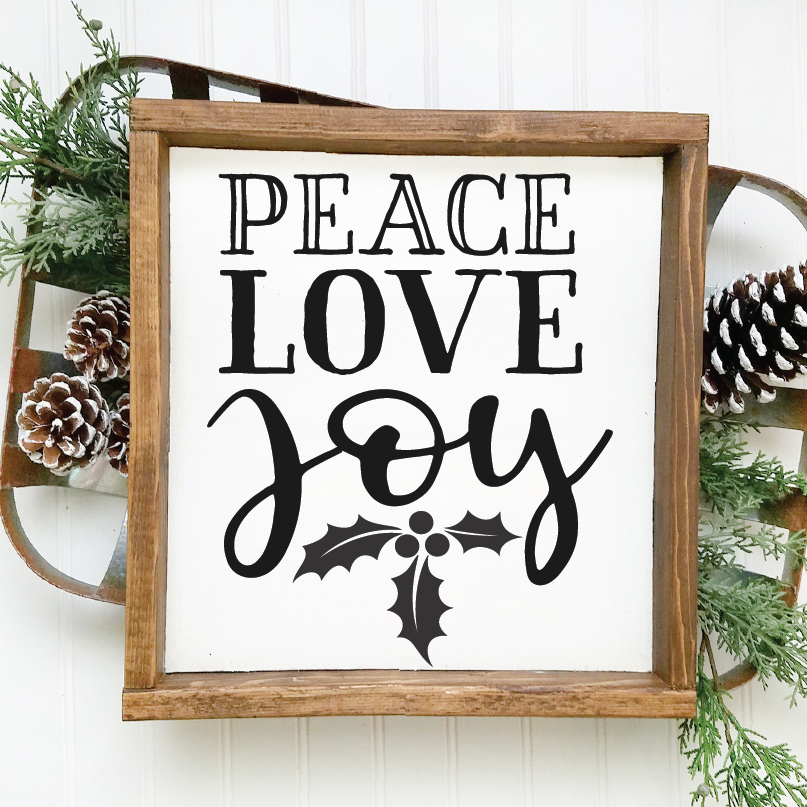 Peace, Love and Joy
