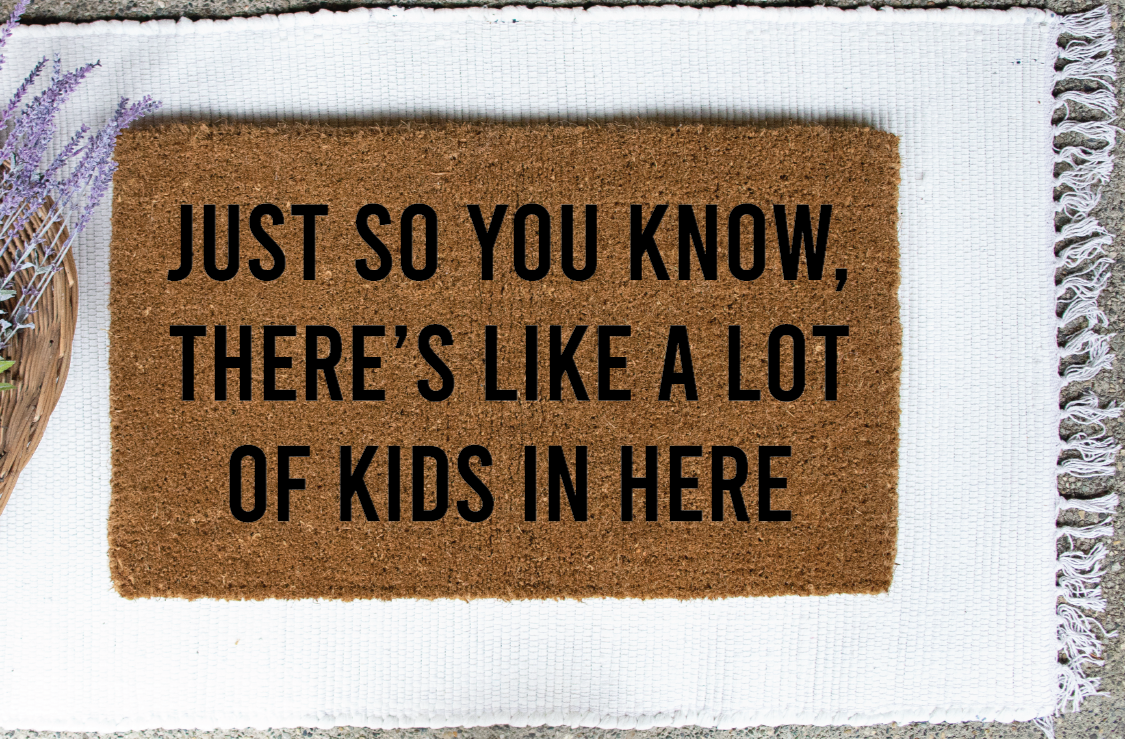A lot of kids in here