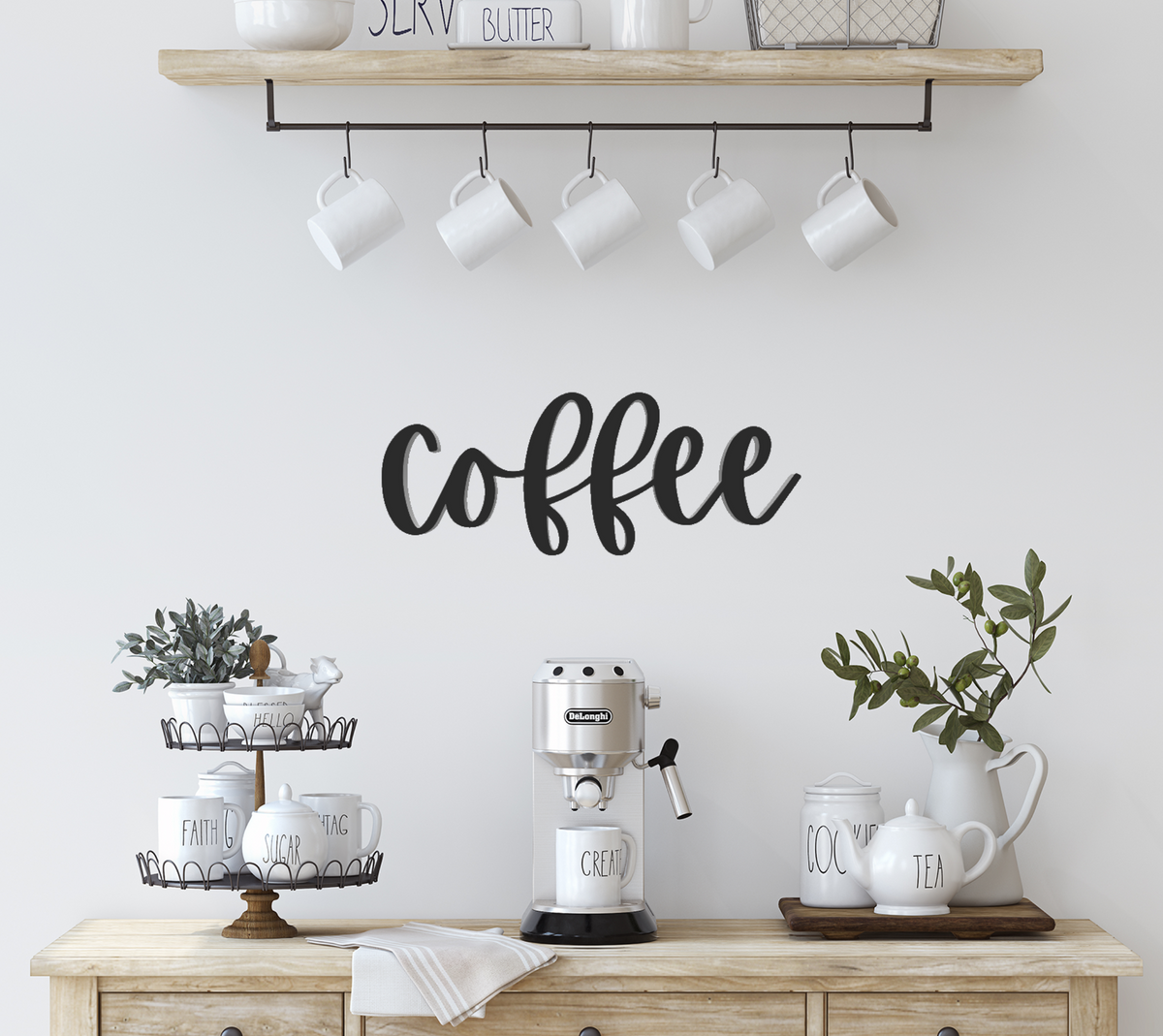 Coffee 3D cut out