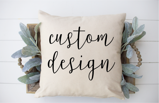 Customise your own on sale pillow