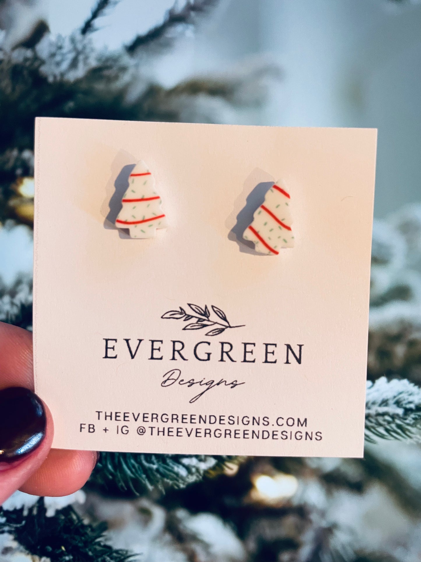 Christmas Tree Earring