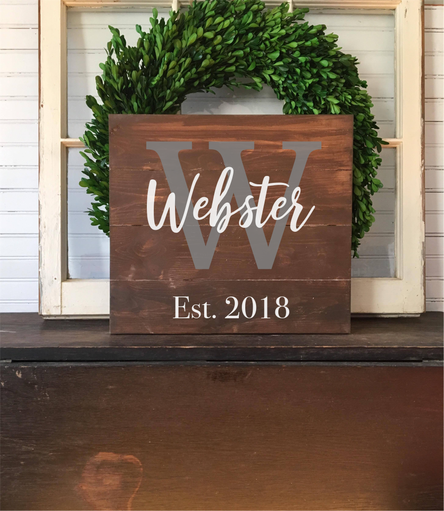 Last Name Sign
