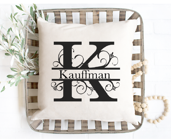 Monogram Pillow