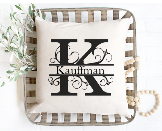 Monogram Pillow