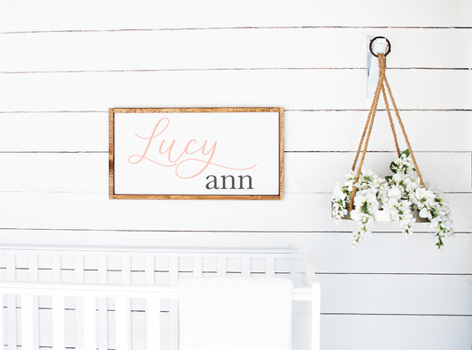 Nursery Name Sign