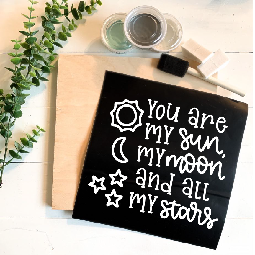 Diy Kit-You Are my Sun, My Moon and All of my Stars