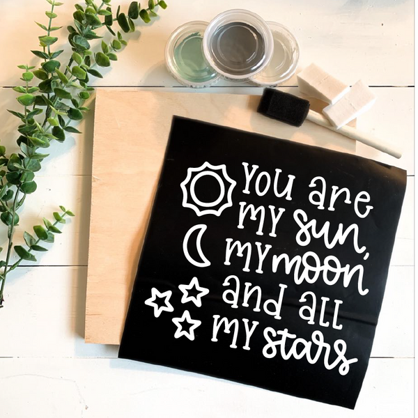 Diy Kit-You Are my Sun, My Moon and All of my Stars